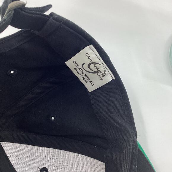 John Deere Adjustable Size Cap Hat Black Green Yellow 146 - Picture 8 of 8